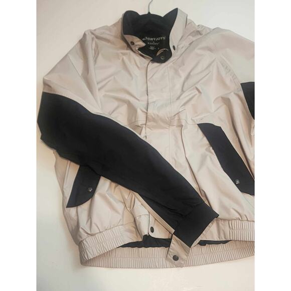 Dryjoys Footjoy Golf Rain Jacket - Large - Beige - Zip - Picture 4 of 6